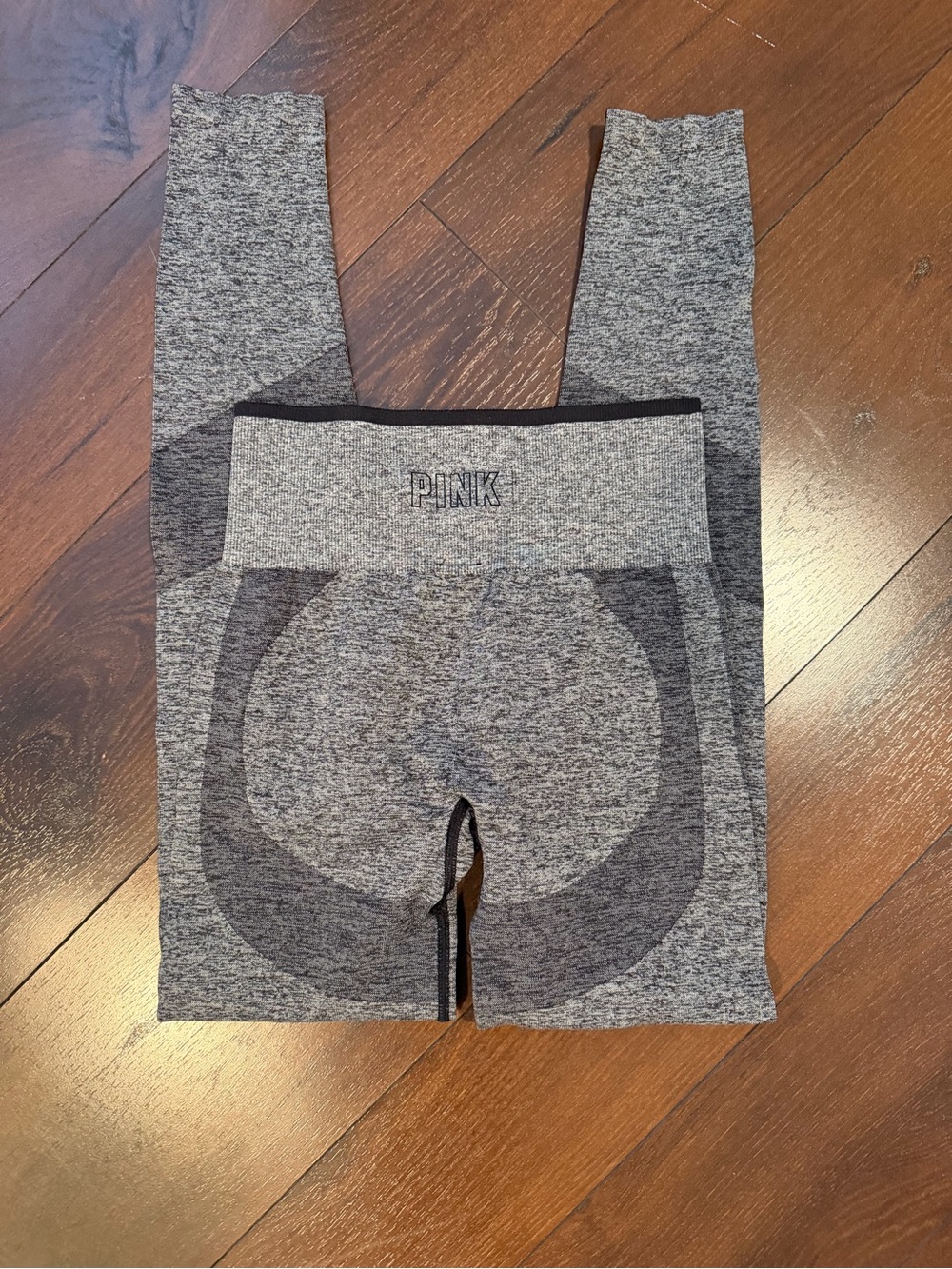 PINK Victoria's Secret Grey Marled Seamless Contour Leggings Size XS
